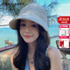 CHALL KITTY遮陽帽女夏季防紫外線防曬帽鴨舌漁夫帽女士太陽帽子沙灘涼帽女 米色-高端品牌禮盒裝高檔高級感