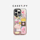 CASETIFY 郁金香貼紙 半透明粉紅漸變MagSafe兼容 適用于iPhone15/Plus/Pro/Max手機殼 半透明粉紅漸變MagSafe iPhone 15 Pro