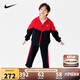 NIKE3BRAND 耐克男女童開襟衛(wèi)衣+褲子2件套冬季加絨保暖兒童套裝