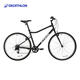 迪卡儂（DECATHLON）旅行自行車(chē)RIVERSIDE100平把鋼架公路山地前后鋼制V剎 磨砂黑 M碼 168-182CM 28英寸