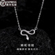 KZD999純銀靈蛇項鏈女款個(gè)性蛇形本命年生肖蛇吊墜鎖骨鏈禮物送女友 +禮盒證書(shū)