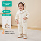 全棉時(shí)代嬰兒衣服加倍暖加厚連體衣秋冬新生兒滿(mǎn)月寶寶衣服保暖棉服 【加倍暖-5~5℃】霧氣白 90cm （1-2歲 10-13kg）