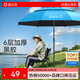 漁之源釣魚(yú)傘防雨垂釣加厚多向釣傘漁具傘戶(hù)外釣魚(yú)遮陽(yáng)傘 1.8米 【單層輕便 加厚黑膠】UPF50+更防曬