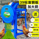 電動(dòng)豬草機(jī)切草機(jī)碎草機(jī)雞鴨鵝豬養(yǎng)殖小型家用青飼料鍘草機(jī)粉碎機(jī) 39鋼板款雙刀帶銅芯電機(jī)+送雙刀