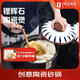 潮煲陶瓷鋰輝石砂鍋燉湯燉肉瓷煲4L家用加厚煲湯鍋明火燃?xì)庠顚?zhuān)用
