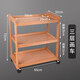 何佳功美術(shù)生專(zhuān)用木制三層畫(huà)柜油畫(huà)工具車(chē)實(shí)木美術(shù)工作臺畫(huà)桌美術(shù)工具存放車(chē)移動(dòng)調色車(chē)油畫(huà)儲物柜車(chē) 三層畫(huà)車(chē)