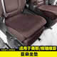 躍馬兄弟適用于豐田賽那四季坐墊座椅套改裝飾格瑞維亞汽車專用品塞納配件 賽/格 中排亞麻坐墊2件【棕色】