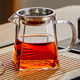 憶壺茶（YIHUTEA）玻璃公道杯帶過(guò)濾網(wǎng)茶漏套裝茶具配件茶海分茶器加厚功夫茶杯大號 公道杯350ml+茶漏