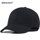 蘇木佰（SOMUBAY）四季大頭帽子男大號棒球帽加大碼男士胖子春秋鴨舌帽夏季大頭圍 BQM-623 四季棉布 黑色黑標 慎拍超大號XXL【約62-68cm】