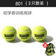 天龍網(wǎng)球訓練球801603 復活X-ace初學(xué)專(zhuān)業(yè)高級比賽體育課訓練球 801三個(gè)（贈網(wǎng)袋）