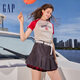 Gap女裝夏季時(shí)尚百搭迷你百褶裙休閑運動(dòng)A字短裙464949 黑色 160/62A(26)亞洲尺碼
