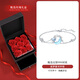 周大金 CHOW TAI KING逐夢(mèng)星河足銀999純銀手鏈女生高級(jí)感手飾情人節(jié)生日禮物送女朋友 逐夢(mèng)星河手鏈/摯愛玫瑰花禮盒