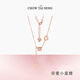 周大生小蠻腰項(xiàng)鏈?zhǔn)宙渋ns小眾設(shè)計(jì)高級(jí)感送女友情人節(jié)禮物 小蠻腰項(xiàng)鏈