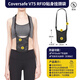 Pacsafe證件袋掛脖 旅行便攜RFID防盜刷隱形護照包 腋下隱形包 CoversafeV75 黑色 V75