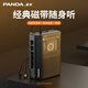 熊貓（PANDA） 新款6501磁帶播放機 磁帶機 磁帶隨身聽 復(fù)古walkman 單放機 錄音機 便攜音箱 收音機音響 卡帶機 6501標配【磁帶播放】+電源線