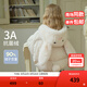 戴維貝拉（DAVE＆BELLA）女童短款羽絨服中大童連帽上衣三防小女孩外套兒童衣服秋冬新款 米白【現(xiàn)貨】 150 cm（建議身高140-150cm）