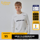 卡賓（CABBEEN）商場(chǎng)同款卡賓都市男裝字母毛巾繡針織衫2022秋新款潮 米白色12 XL 52/180