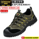 瑞詩(shī)哲（RICKSZHE）輕奢勞保鞋男春秋季新款防砸防刺穿絕緣6kv電工鞋軟底耐磨安全鞋 2807軍綠絕緣6KV防砸防刺穿 37