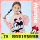 迪士尼寶寶（Disney Baby）迪士尼童裝兒童針織衫時(shí)尚米奇米妮圓領(lǐng)毛衣純棉 粉色米妮223S1778 110cm