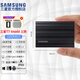 三星（SAMSUNG）USB3.2 USB3.1 T7 T5 EVO T9高速移動固態(tài)硬盤三防口袋移動硬盤卡片大小迷你纖薄小巧便攜全國聯(lián)保 T7 Shield USB3.2 暗夜黑 三防 2TB