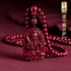 玊玉坊朱砂108顆吊墜生肖八大守護(hù)神男女本命年佛珠觀音菩薩護(hù)身符珠鏈 ?；?虛空藏尊者-紫金砂.附證書