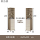 歌洛慕轉角衣柜L型木轉角衣柜家用臥室一門(mén)到頂小戶(hù)型奶油風(fēng)拐角衣櫥衣 40cm邊柜(2米高)55深/膚感E0孕嬰 2門(mén) x 組裝