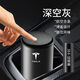 適用于TESLA特斯拉換新版model3/y車載垃圾桶車用掛式垃圾袋收納 深空灰-送35個(gè)垃圾袋