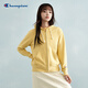 Champion冠軍連帽開(kāi)衫衛衣女2025春季新款純色拉鏈外套簡(jiǎn)約休閑 黃色 M