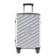 Diplomat外交官出差行李箱20英寸耐磨托運箱 YP-SW2201 銀色-拉鏈 20英寸 登機箱