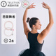 TELETIES美國進(jìn)口電話(huà)線(xiàn)發(fā)圈泰莉圈(芭蕾舞者2條)發(fā)繩頭繩高彈無(wú)痕M-421