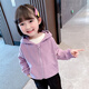 七語欣童裝女童休閑外套春秋裝兒童外套2025新款洋氣小女孩寶寶外套上衣 紫純色外套 120 (建議身高110-120cm)