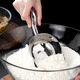 onlycook不銹鋼面粉勺家用冰鏟米鏟舀米勺專(zhuān)用舀面勺茶葉鏟子勺子 大號【圓口】