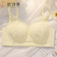 歐詩(shī)倩全罩杯內(nèi)衣女大胸顯小薄款縮胸收副乳防下垂調(diào)整型大碼文胸罩 香檳黃（單件） XL 38/85(BCD通杯厚約0.3C)