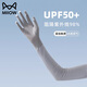 貓人防曬手套女防紫外線(xiàn)夏季騎行電動(dòng)車(chē)薄款護臂一體開(kāi)車(chē)長(cháng)款冰絲袖套 灰色 均碼 1雙