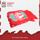 LIVERPOOL FC【官方正版】利物浦俱樂(lè )部 | 球迷針織助威圍巾保暖球迷周邊YNWA 紅色