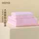 HOYO 日本 極細纖維毛巾浴巾套裝 成人男女浴巾吸水速干 兒童嬰兒浴巾 淺粉色