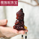 薇施妮（WEISHINI）紫檀木魚化龍掛件手把件隨身盤玩掛件中式木質(zhì)掛飾男女配飾文玩七 紫檀木小如來掛件
