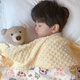 范爺家嬰兒蓋毯床褥子薄款空調(diào)被幼兒園被子學(xué)生教師午睡毯豆豆絨毯子