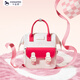 卡迪派（KIDSAPRO）媽咪包多功能母嬰包新款時尚輕便外出手提雙肩包可拆子母包 少女心