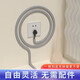 佐佑眾工PVC線槽 明裝明線自粘走線槽網(wǎng)線電線隱形電線遮擋條地面防踩神器 【2CM寬】灰色弧形 1米價