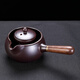 唐豐茶壺陶瓷煮茶器黑茶煮茶壺側(cè)把燒茶壺功夫電陶爐煮茶爐普洱泡茶器 沁香煮茶壺(棕)