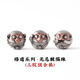 琢匠（COPPERTIST.WU）無忌猴丨琢匠國風原創(chuàng)文玩diy飾品手串配件隔珠背云s925銀小配珠 無忌猴【三枚組合】 無規(guī)格