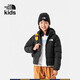 THE NORTH FACE 北面童裝兩面穿羽絨服女童保暖鵝絨|84N6 JK3/黑色 150cm L（150/72）充絨量約121g