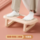 冶芷辦公室腳踏神器桌下腳踏板工位擱腳放腿墊腳踩腳凳少翹二郎腿神器 卡其【按摩放松/防二郎腿】