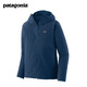 巴塔哥尼亞（Patagonia）男士抓絨衣連帽衫 R1保暖透氣夾克抓絨衫 TechFace Hoody 83578 TIDB S 170/175(CM) 60/68(KG)
