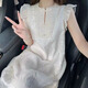 妙奕嘉新中式連衣裙女士裙子夏季女裝2025新款少女感刺繡連衣裙純欲長裙 米白新中式刺繡連衣裙 M 【建議95-105斤】