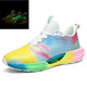 SembosK超輕19跑步鞋男體育生飛馬網(wǎng)面透氣休閑運動(dòng)鞋赤兔越影20跑鞋 冰淇淋皮面熒光真爆科技 42