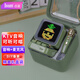 Divoom 點音Ditoo無線藍(lán)牙音箱帶麥克風(fēng)像素智能音響鬧鐘可愛迷你卡通便攜復(fù)古迷你家用低音炮 大地綠【麥克風(fēng)音箱】