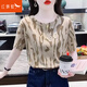 紅蜻蜓純棉短袖t恤女2025年夏季新款女裝正肩短袖女打底女士上衣衫寬松 奶咖色短袖 L 【建議105-120斤】