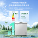 美菱（MeiLing）142升小冰柜家用臥式一級能效冷凍冷藏轉換減霜租房商用迷你小冰箱囤貨小冷柜 BC/BD-142DTXNP-皓月銀 142L
